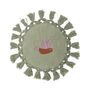 Cushions - Elinna Cushion, Green, Cotton - BLOOMINGVILLE MINI