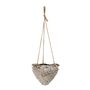 Flower pots - Alaz Flowerpot, Hanging, Nature, Stoneware - CREATIVE COLLECTION