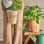 Flower pots - Alaz Flowerpot, Hanging, Nature, Stoneware - CREATIVE COLLECTION