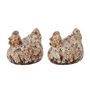 Couverts & ustensiles de cuisine - Chicky Ensemble de sel et poivre, Marron, Grès Set - BLOOMINGVILLE MULTIBRAND HOUSE