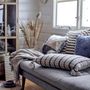Coussins - Adin Coussin, Blue, Coton  - BLOOMINGVILLE MULTIBRAND HOUSE