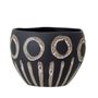 Flower pots - Magnus Flowerpot, Black, Stoneware  - BLOOMINGVILLE MULTIBRAND HOUSE