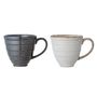 Tasses et mugs - Masami Tasse, Blanc, Grès Set of 2 - BLOOMINGVILLE