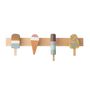 Mounting accessories - Zyon Coat Rack, Brown, FSC®100%, Beech  - BLOOMINGVILLE MINI