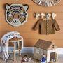 Mounting accessories - Zyon Coat Rack, Brown, FSC®100%, Beech  - BLOOMINGVILLE MINI