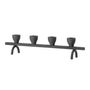 Candlesticks and candle holders - Jerome Candle Holder, Black, Metal  - BLOOMINGVILLE MULTIBRAND HOUSE