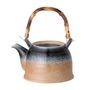 Kitchen utensils - Aura Teapot w/Teastrainer, Blue, Porcelain - BLOOMINGVILLE MULTIBRAND HOUSE