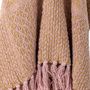 Plaids - Rodion Plaid, Rose, Coton recyclé - BLOOMINGVILLE MULTIBRAND HOUSE