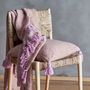 Plaids - Rodion Plaid, Rose, Coton recyclé - BLOOMINGVILLE MULTIBRAND HOUSE