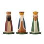 Candlesticks and candle holders - Betiel Candle Holder, Green, Lotus Set of 3 - BLOOMINGVILLE MULTIBRAND HOUSE