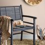 Lounge chairs - Coen Lounge Chair, Black, Bamboo  - BLOOMINGVILLE