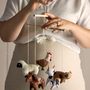 Decorative objects - Gunni Mobile, Brown, Cotton  - BLOOMINGVILLE MINI