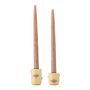 Bougeoirs et photophores - Sassy Bougeoir, Jaune, Grès Set of 2 - BLOOMINGVILLE MULTIBRAND HOUSE