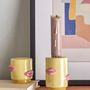 Bougeoirs et photophores - Sassy Bougeoir, Jaune, Grès Set of 2 - BLOOMINGVILLE MULTIBRAND HOUSE