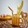 Kitchen utensils - Ally Cutlery, Gold, Stainless Steel Set of 3 - BLOOMINGVILLE MINI
