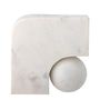 Candlesticks and candle holders - Abbelin Candle Holder, White, Marble - BLOOMINGVILLE MULTIBRAND HOUSE