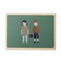 Jouets enfants - Dac Ordinateur en jouet avec tableau noir, Nature, Contre-plaqué  - BLOOMINGVILLE MINI