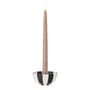 Candlesticks and candle holders - Eja Candle Holder, Black, Stoneware  - BLOOMINGVILLE MULTIBRAND HOUSE