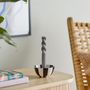 Candlesticks and candle holders - Eja Candle Holder, Black, Stoneware  - BLOOMINGVILLE MULTIBRAND HOUSE