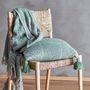 Coussins - Rodion Coussin, Verte, Coton recyclé - BLOOMINGVILLE MULTIBRAND HOUSE
