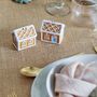 Kitchen utensils - Ginnie Salt & Pepper Shaker Set, Brown, Ceramic Set of 2 - BLOOMINGVILLE MULTIBRAND HOUSE