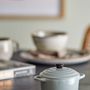 Couverts & ustensiles de cuisine - Thanos Plat au four avec couvercle, Gris, Grès - BLOOMINGVILLE MULTIBRAND HOUSE