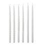 Candles - Twist Candle, White, Parafin Pack of 6 - BLOOMINGVILLE MULTIBRAND HOUSE