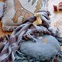 Throw blankets - Nann Throw, Brown, Recycled Cotton  - BLOOMINGVILLE MINI