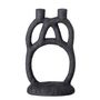 Candlesticks and candle holders - Ramina Candle Holder, Black, Polyresin - BLOOMINGVILLE MULTIBRAND HOUSE
