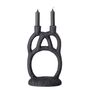 Candlesticks and candle holders - Ramina Candle Holder, Black, Polyresin - BLOOMINGVILLE MULTIBRAND HOUSE