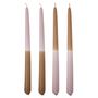 Bougies - Burma Bougie, Rose, Parafine Pack of 4 - BLOOMINGVILLE MULTIBRAND HOUSE