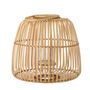 Outdoor table lamps - Lalla Lantern w/Glass, Nature, Bamboo  - BLOOMINGVILLE
