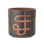 Pots de fleurs - Abas Pot de fleurs déco, Marron, Terre cuite  - BLOOMINGVILLE MULTIBRAND HOUSE