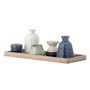 Bougeoirs et photophores  - Longo Plateau avec photophore, Blue, Grès Set of 6 - BLOOMINGVILLE MULTIBRAND HOUSE