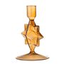 Bougeoirs et photophores - Jisele Bougeoir, Marron, Verre - BLOOMINGVILLE MULTIBRAND HOUSE