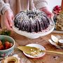 Plateaux - Jolly Plateau à gâteau, Rouge, Grès - BLOOMINGVILLE MULTIBRAND HOUSE