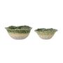 Bowls - Savanna Bowl, Green, Stoneware Set of 2 - BLOOMINGVILLE MULTIBRAND HOUSE
