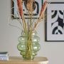 Vases - Annhelene Vase, Green, Glass - BLOOMINGVILLE MULTIBRAND HOUSE