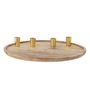Bougeoirs et photophores - Kanga Bougeoir, Nature, Mango - BLOOMINGVILLE MULTIBRAND HOUSE