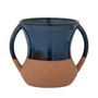 Vases - Devi Vase, Blue, Stoneware - CREATIVE COLLECTION