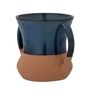 Vases - Devi Vase, Blue, Stoneware - CREATIVE COLLECTION
