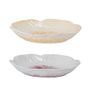 Everyday plates - Mimosa Plate, Purple, Stoneware Set of 2 - CREATIVE COLLECTION