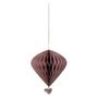 Christmas garlands and baubles - Porcha Ornament, Brown, Paper  - BLOOMINGVILLE MULTIBRAND HOUSE