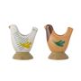 Bougeoirs et photophores - Reem Bougeoir, Marron, Grès Set of 2 - BLOOMINGVILLE MULTIBRAND HOUSE