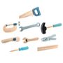 Jouets enfants - Robin Kit dÉoutils en jouet, Blue, Hêtre Set of 9 - BLOOMINGVILLE MINI