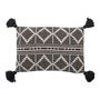 Cushions - Gutte Cushion, Black, Recycled Cotton  - BLOOMINGVILLE