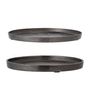 Trays - Colombo Tray, Black, Metal Set of 2 - BLOOMINGVILLE MULTIBRAND HOUSE