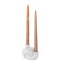 Bougeoirs et photophores - Haydn Bougeoir, Blanc, Grès - BLOOMINGVILLE MULTIBRAND HOUSE