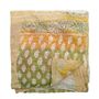 Throw blankets - Sari Quilt, Yellow, Recycled Cotton - BLOOMINGVILLE MULTIBRAND HOUSE