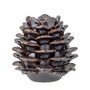Bougeoirs et photophores  - Pine Bougeoir, Marron, Grès  - BLOOMINGVILLE MULTIBRAND HOUSE